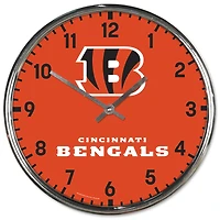 WinCraft Horloge murale chromée des Bengals de Cincinnati