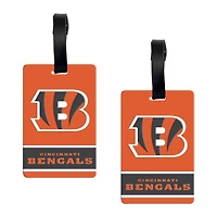 Lot de 2 étiquettes de bagage WinCraft Cincinnati Bengals