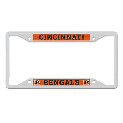 WinCraft Cincinnati Bengals Metal License Plate Frame
