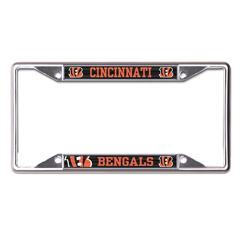 WinCraft Cincinnati Bengals Metal License Plate Frame