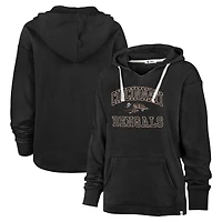 Women's '47 Black Cincinnati Bengals Clarity Kennedy Pullover Hoodie