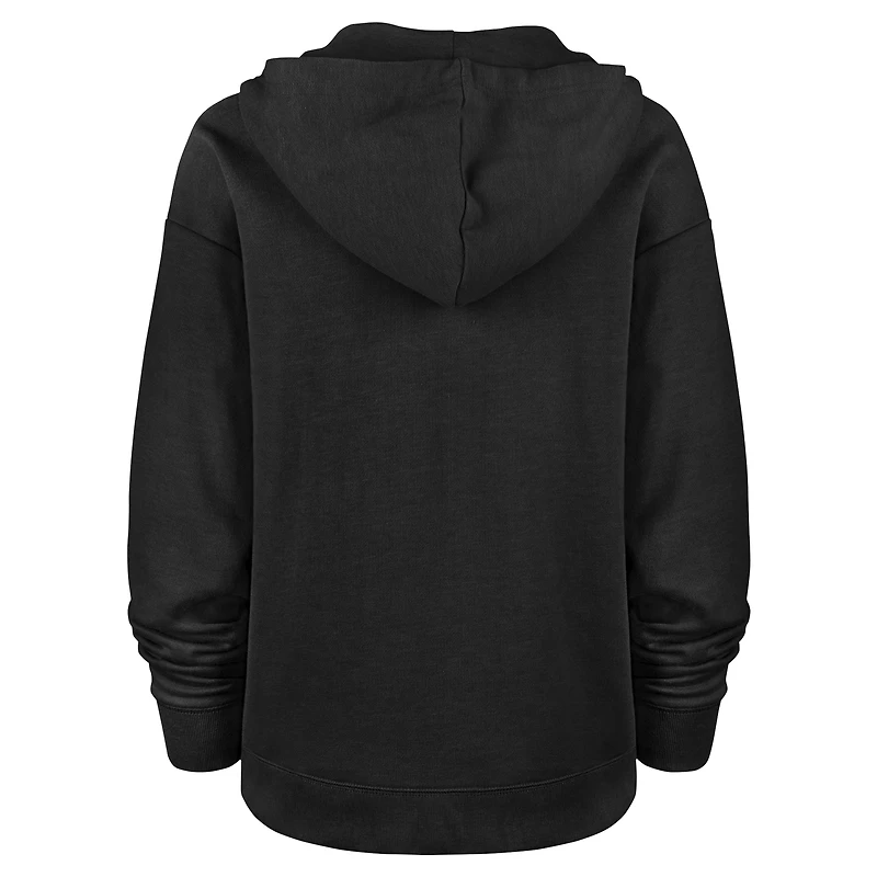 Women's '47 Black Cincinnati Bengals Clarity Kennedy Pullover Hoodie