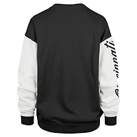Women's '47  Black Cincinnati Bengals Double Header Rise Andie Pullover Sweatshirt