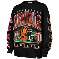 Sweat-shirt oversize noir « 47 » des Bengals de Cincinnati pour femme