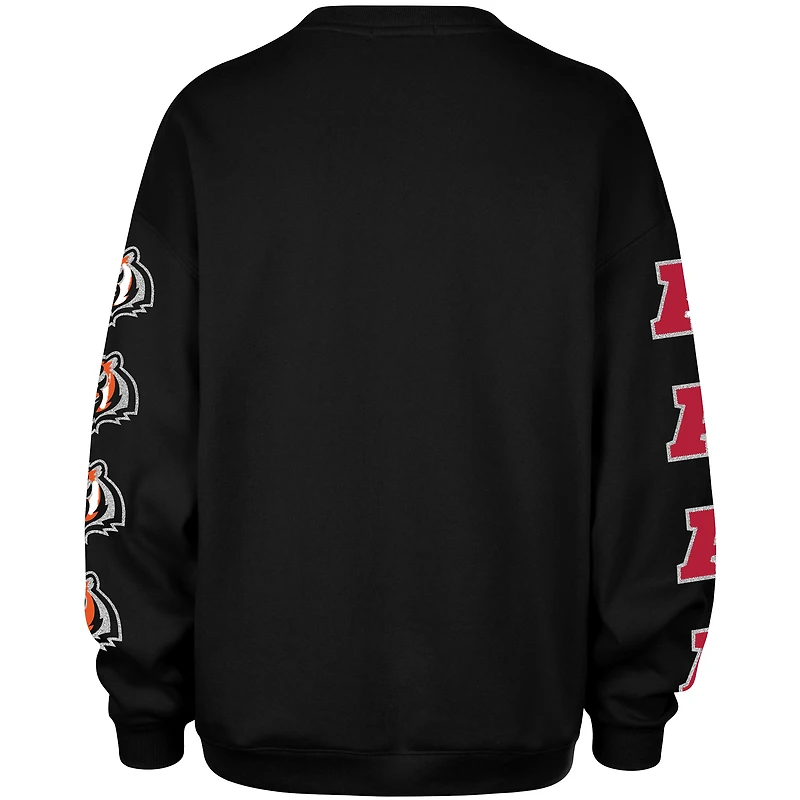 Sweat-shirt oversize noir « 47 » des Bengals de Cincinnati pour femme