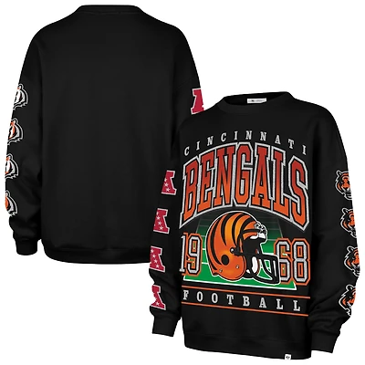 Sweat-shirt oversize noir « 47 » des Bengals de Cincinnati pour femme