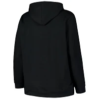 Women's '47  Black Cincinnati Bengals Plus Clarity Kennedy Pullover Hoodie