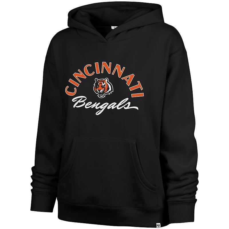 Sweat à capuche Whirlwind Naomi noir '47 pour femme des Bengals de Cincinnati