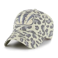Casquette ajustable Bagheera Clean Up grise pour femme, modèle 1947, des Bengals de Cincinnati
