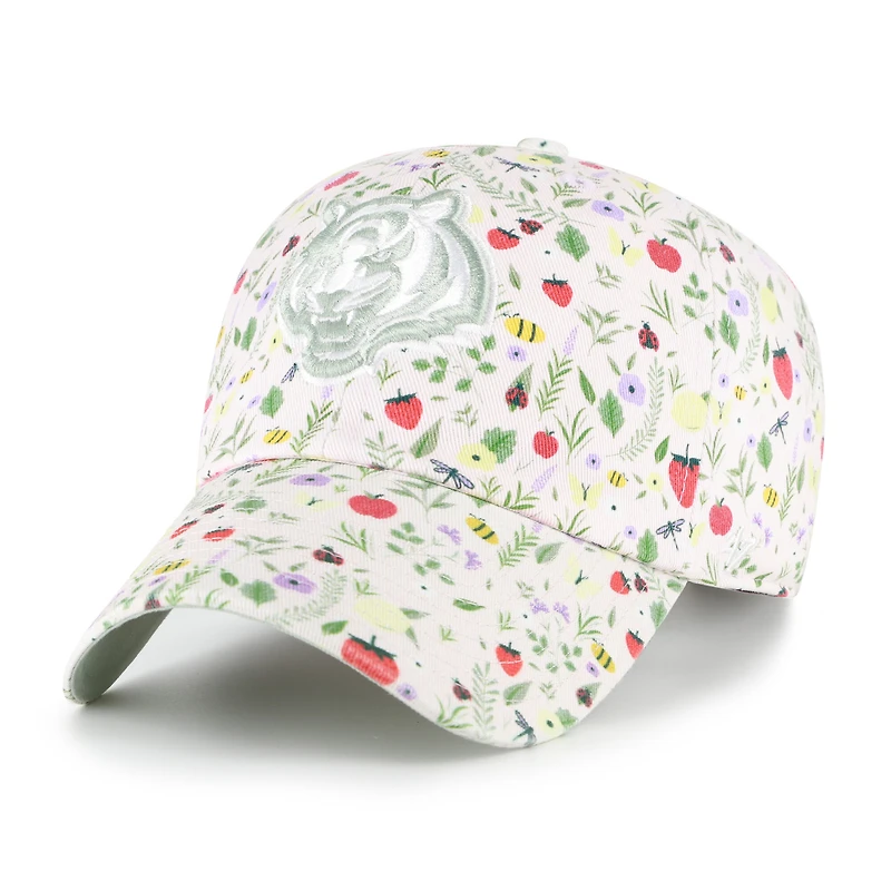 Casquette ajustable Posey Clean Up rose clair pour femme, modèle 47 des Bengals de Cincinnati