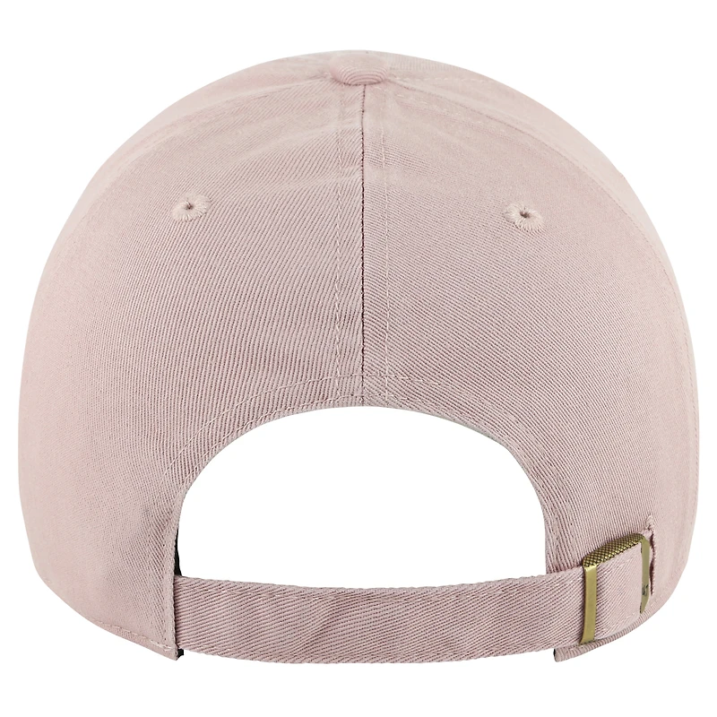 Women's '47  Pink Cincinnati Bengals Ballpark Cheer Dusty Rose Clean Up Adjustable Hat