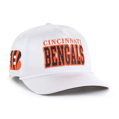 Women's '47 White Cincinnati Bengals Outspoken Hitch Adjustable Hat