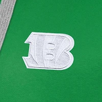 Women's Antigua Kelly Green Cincinnati Bengals St. Patrick's Day Victory Pullover Hoodie