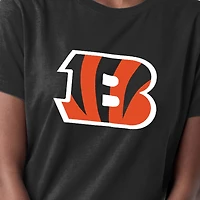 Women's Champion  Black Cincinnati Bengals Logo T-Shirt