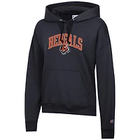 Women's Champion  Black Cincinnati Bengals Powerblend Hoodie