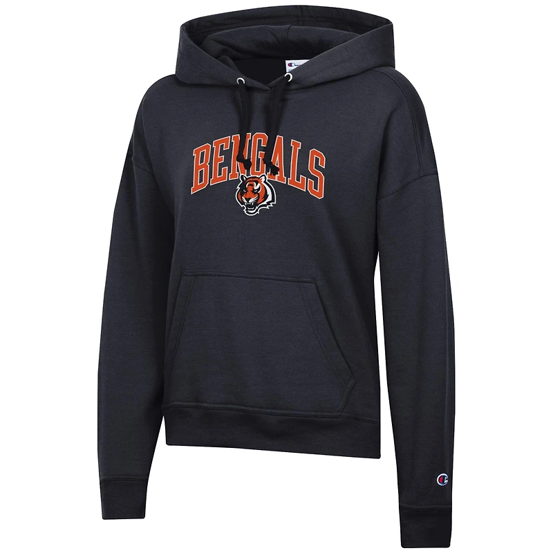 Women's Champion  Black Cincinnati Bengals Powerblend Hoodie