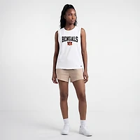 Women's Champion  White Cincinnati Bengals Muscle Tank Top