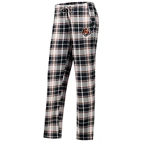 Pantalon en tricot à carreaux Ashford noir/orange Cincinnati Bengals Concepts Sport pour femme