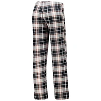 Pantalon en tricot à carreaux Ashford noir/orange Cincinnati Bengals Concepts Sport pour femme