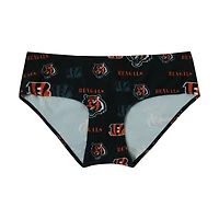 Culotte en tricot à imprimé mosaïque intégral Concepts Sport Black Cincinnati Bengals pour femme