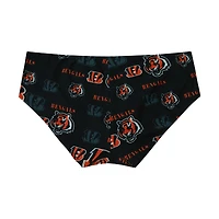 Culotte en tricot à imprimé mosaïque intégral Concepts Sport Black Cincinnati Bengals pour femme