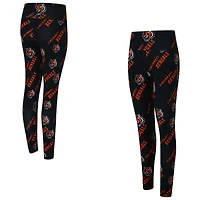 Women's Concepts Sport Black Cincinnati Bengals Mosaic Allover Print Leggings