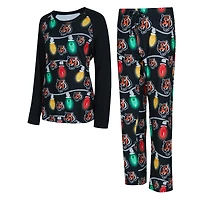 Women's Concepts Sport Cincinnati Bengals Garland Knit Raglan Long Sleeve Top & Pants Set