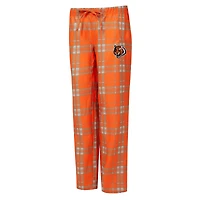 Women's Concepts Sport  Heather Gray/Orange Cincinnati Bengals Regulate Plaid Tank Top & Pants Sleep Set