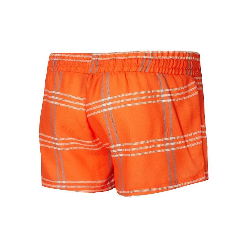 Ensemble haut à manches longues et short raglan pour femme Concepts Sport orange/gris des Bengals de Cincinnati
