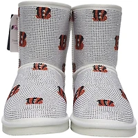 Women's Cuce  Cincinnati Bengals Logo Pull on Ankle Boots
