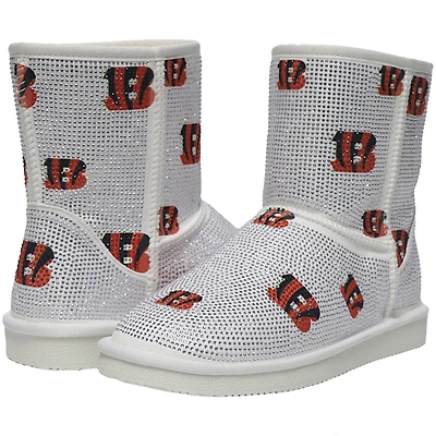 Women's Cuce  Cincinnati Bengals Logo Pull on Ankle Boots