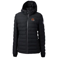 Women's Cutter & Buck  Black Cincinnati Bengals Helmet Logo Mission Ridge Repreve Eco Insulated Full-Zip Puffer Jacket