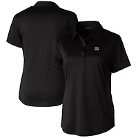 Polo extensible texturé Prospect pour femme Cutter & Buck, noir, des Bengals de Cincinnati