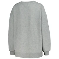 Women's DKNY Sport Heather Charcoal Cincinnati Bengals Penelope Pullover Sweatshirt