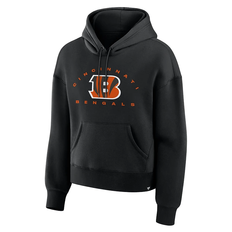 Sweat à capuche noir pour femmes Fanatics, receveur éligible des Bengals de Cincinnati, Legacy
