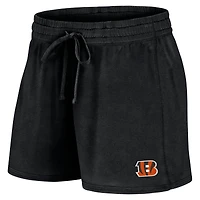 Pack combiné t-shirt et short Fanatics noirs pour femmes des Bengals de Cincinnati