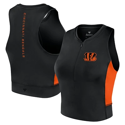 Débardeur de sport ajusté Fanatics pour femmes, noir, Cincinnati Bengals Studio