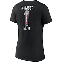T-shirt noir à col en V de l'équipe Fanatics des Bengals Cincinnati pour femmes