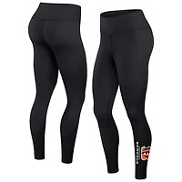 Women's Fanatics Black Cincinnati Bengals Wordmark Stacked - Leggings