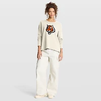 T-shirt à manches longues pour femme Fanatics Cream Cincinnati Bengals Dove Legacy