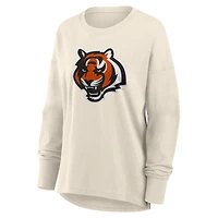 T-shirt à manches longues pour femme Fanatics Cream Cincinnati Bengals Dove Legacy