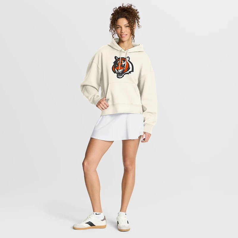 Sweat à capuche pour femme Fanatics Cream Cincinnati Bengals Dove Legacy
