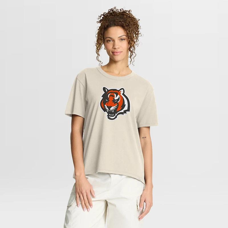 Women's Fanatics Cream Cincinnati Bengals Dove Legacy T-Shirt