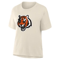 T-shirt crème Fanatics pour femme des Bengals de Cincinnati Dove Legacy