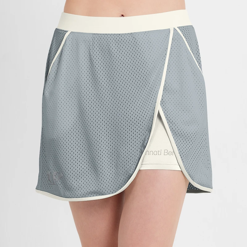Jupe-short de bien-être Studio Fanatics pour femme, gris, Cincinnati Bengals
