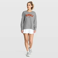 T-shirt à manches longues Fanatics Heather Grey pour femme, motif Hometown Legacy des Bengals de Cincinnati