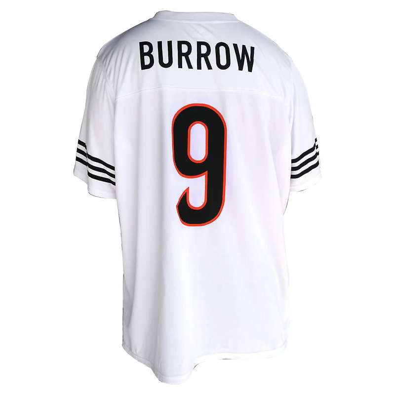 Maillot de mode grande taille Fanatics Joe Burrow pour femmes des Bengals Cincinnati blanc