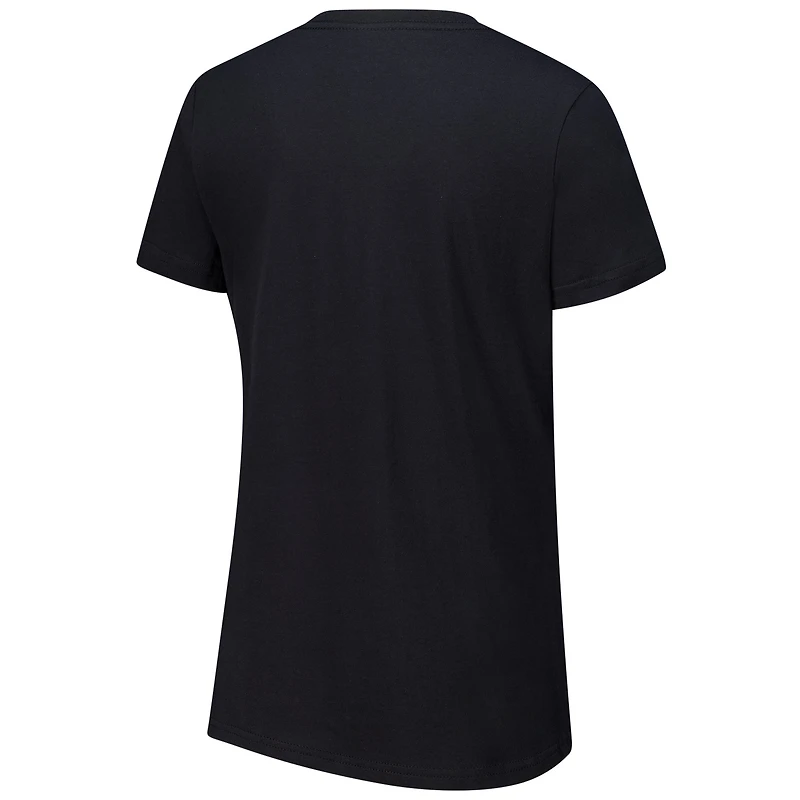 Women's G-III 4Her by Carl Banks Black Cincinnati Bengals Post Season V-Neck T-Shirt
