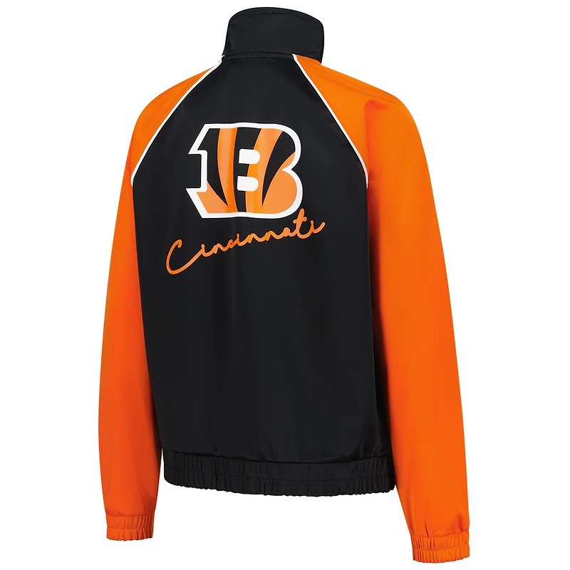 Veste de survêtement zippée G-III 4Her par Carl Banks pour femme, noire