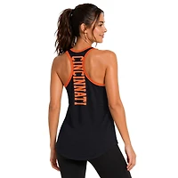 Débardeur dos nageur Tater II noir Cincinnati Bengals G-III 4Her par Carl Banks pour femme